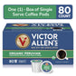 Victor Allens Coffee Organic Peruvian Medium Roast Single Serve Pods 80 Count for Keurig K-Cup malt-inspired Brown