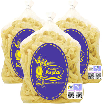 Maestri Pastai, Torchietti Italian Pasta ''Little Torches'' (Special ''Series 42''), Superior Taste & Texture, Premium Quality I