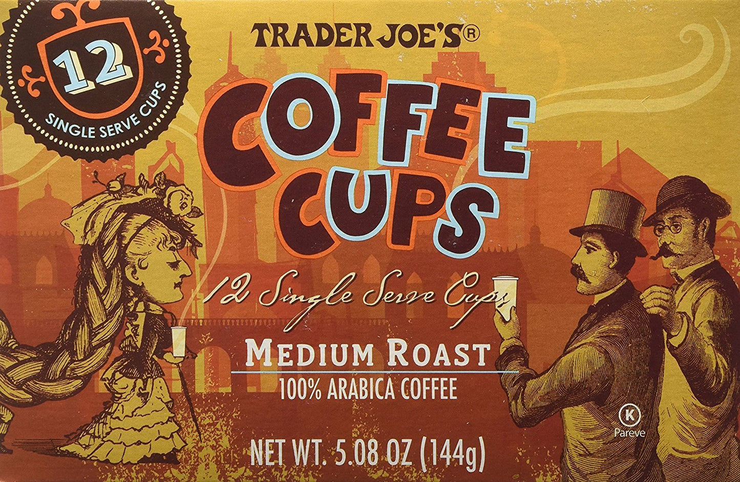 Trader Joe'S Coffee Cups - Single Serve - Medium Roast Arabica Coffee