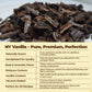 Akshit Bulk Vanilla Beans Grade B - Non-GMO Vanilla Cuts, 5 Lb for Baking & Cooking