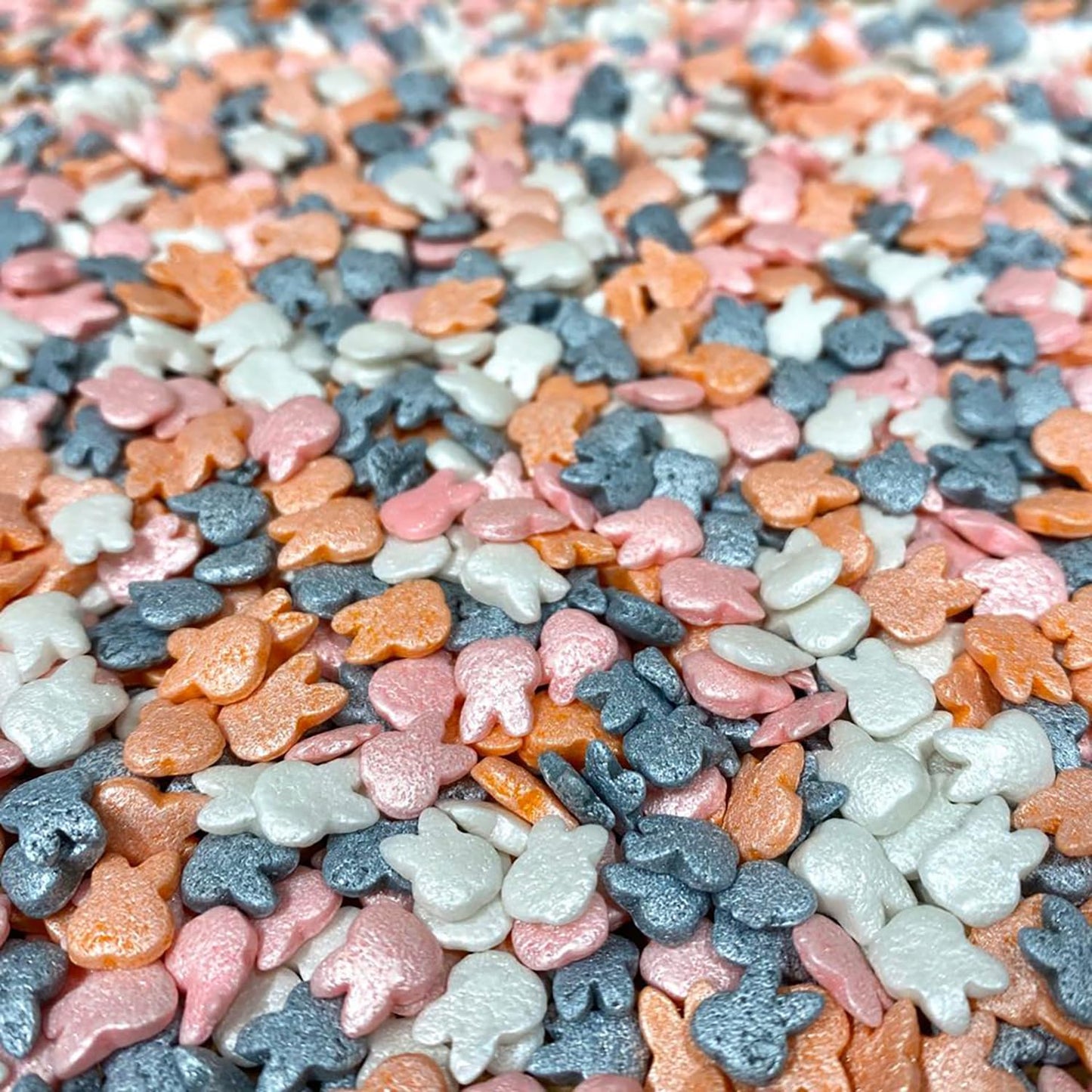 Krazy Sprinkles - Holiday Shapes (1/2 Cup 1X Jar) Edible Sprinkles For Baking  Ice-Cream & Decorating (Pearl Easter Bunnies) By Bakell