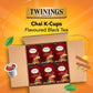 Twinings Chai Black Tea K-Cup Pods for Keurig, 12 Count (Pack of 6), Naturally Sweet, Savoury Spice Flavour, Caffeinated, Enjoy