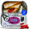 BELA Wild Caught Sardines in Piri Piri Olive Oil, Lightly Smoked, 4.25 Oz