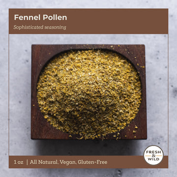 Fresh & Wild | Wild Italian Fennel Pollen | Vegan, Gluten-Free | Great With Rice, Pasta, Risotto, Marinades, Meat & Fish, Or Eve