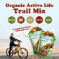 Food to Live Organic Active Life Trail Mix, 4 Ounces - Raw and Non-GMO Snack Mix Contains Cashews, Pumpkin Seeds, Apricots, Haze