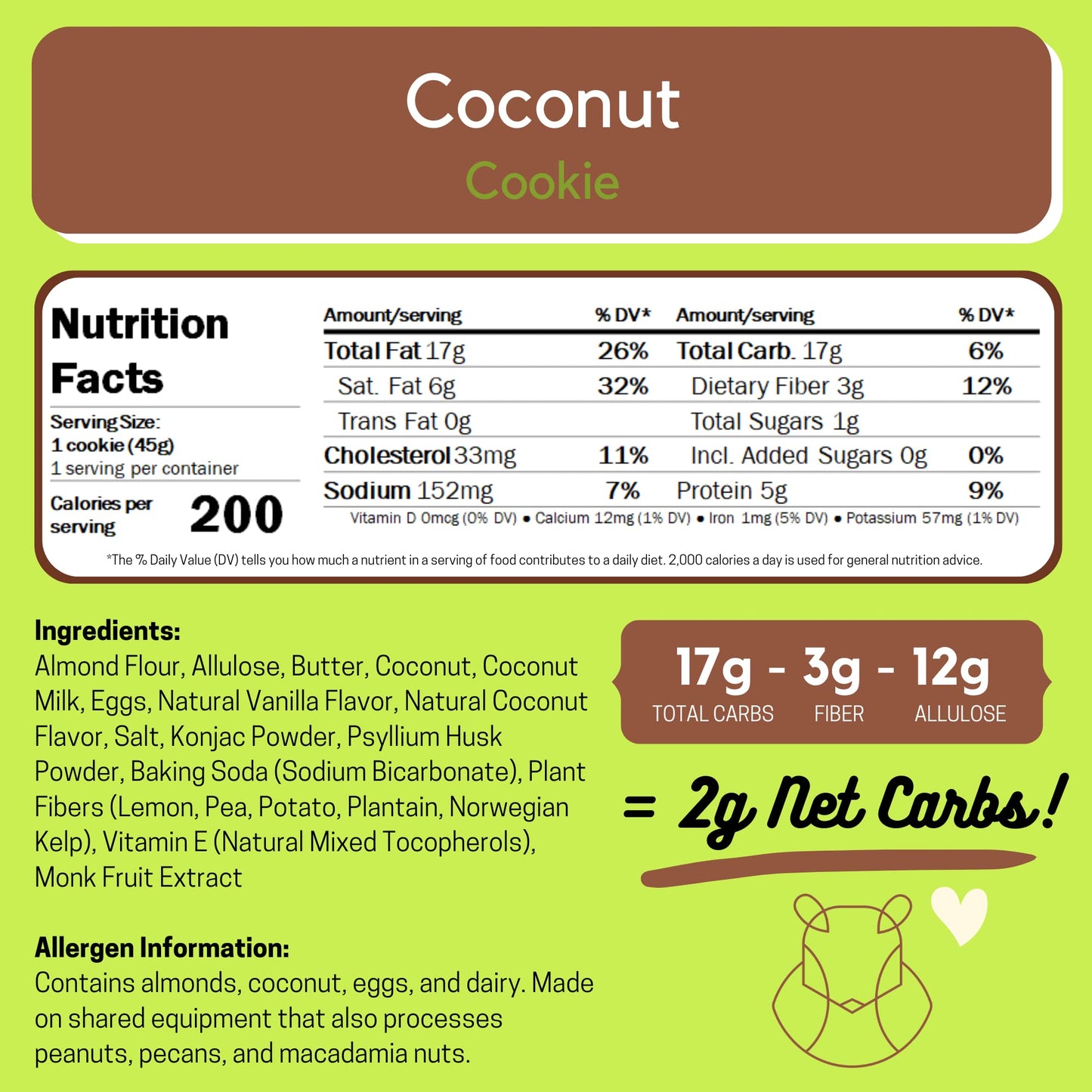 Chipmonk Keto Cookies - Variety Pack (6 Pack) Low Carb Keto Snacks - Gluten-Free, High Fat, Low Sugar, Ketogenic Sweet Snack Foo