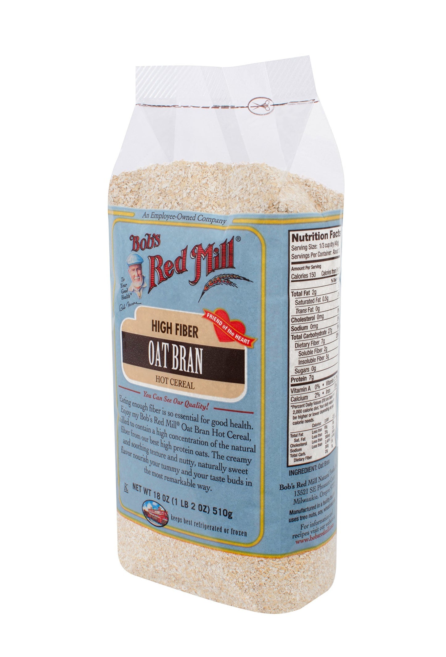 Bob's Red Mill Oat Bran Cereal, 18 oz