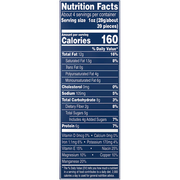 PLANTERS Honey Roasted Peanuts, Party Snacks, Plant-Based Protein, 4 Oz Bag, 12 Pack