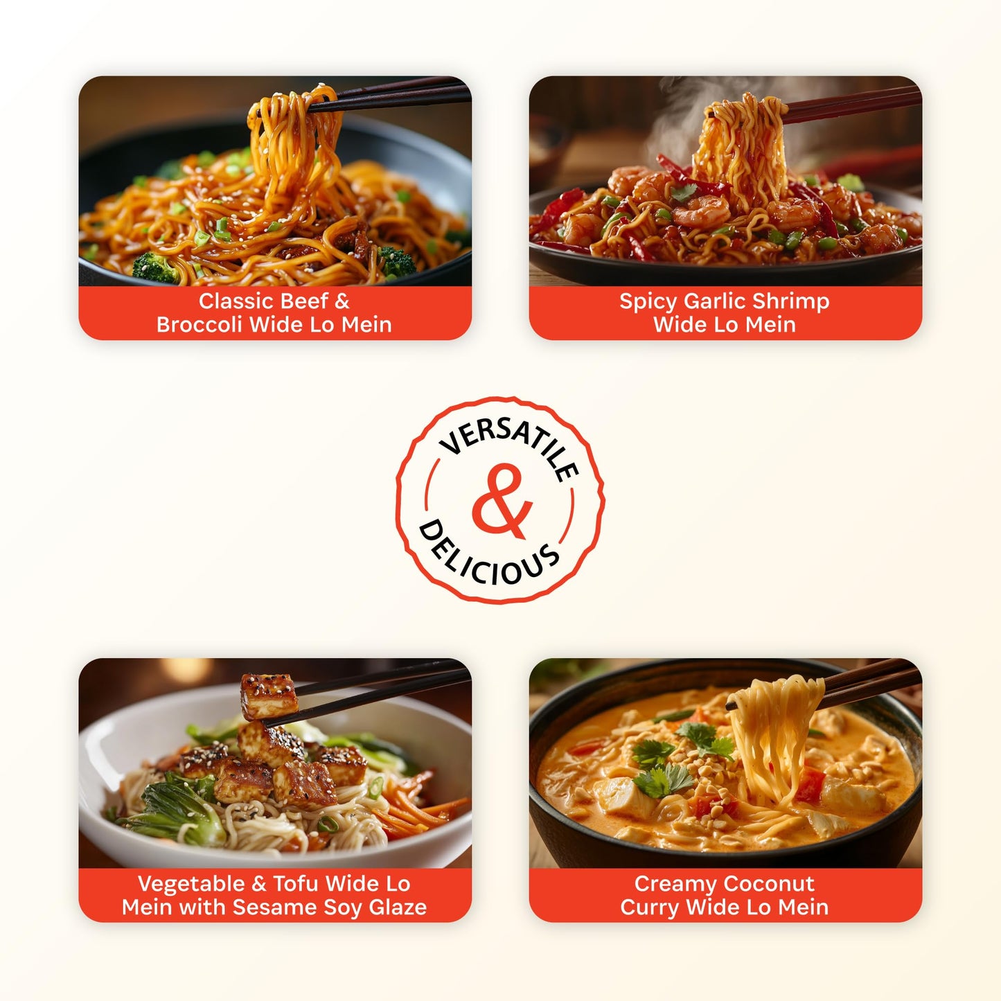 Best Of Thailand Noodles (3 Pack, Noodles Lo Mein Wide)