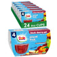 Dole Fruit Bowls Mixed Fruit in Black Cherry Gel, Gluten Free Snack, 4.3 oz, Pack of 24 Cups