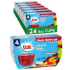 Dole Fruit Bowls Mixed Fruit in Black Cherry Gel, Gluten Free Snack, 4.3 oz, Pack of 24 Cups
