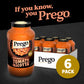 Prego Creamy Tomato Pasta Sauce With Ricotta Cheese, 23.75 oz Jar (6 Pack)