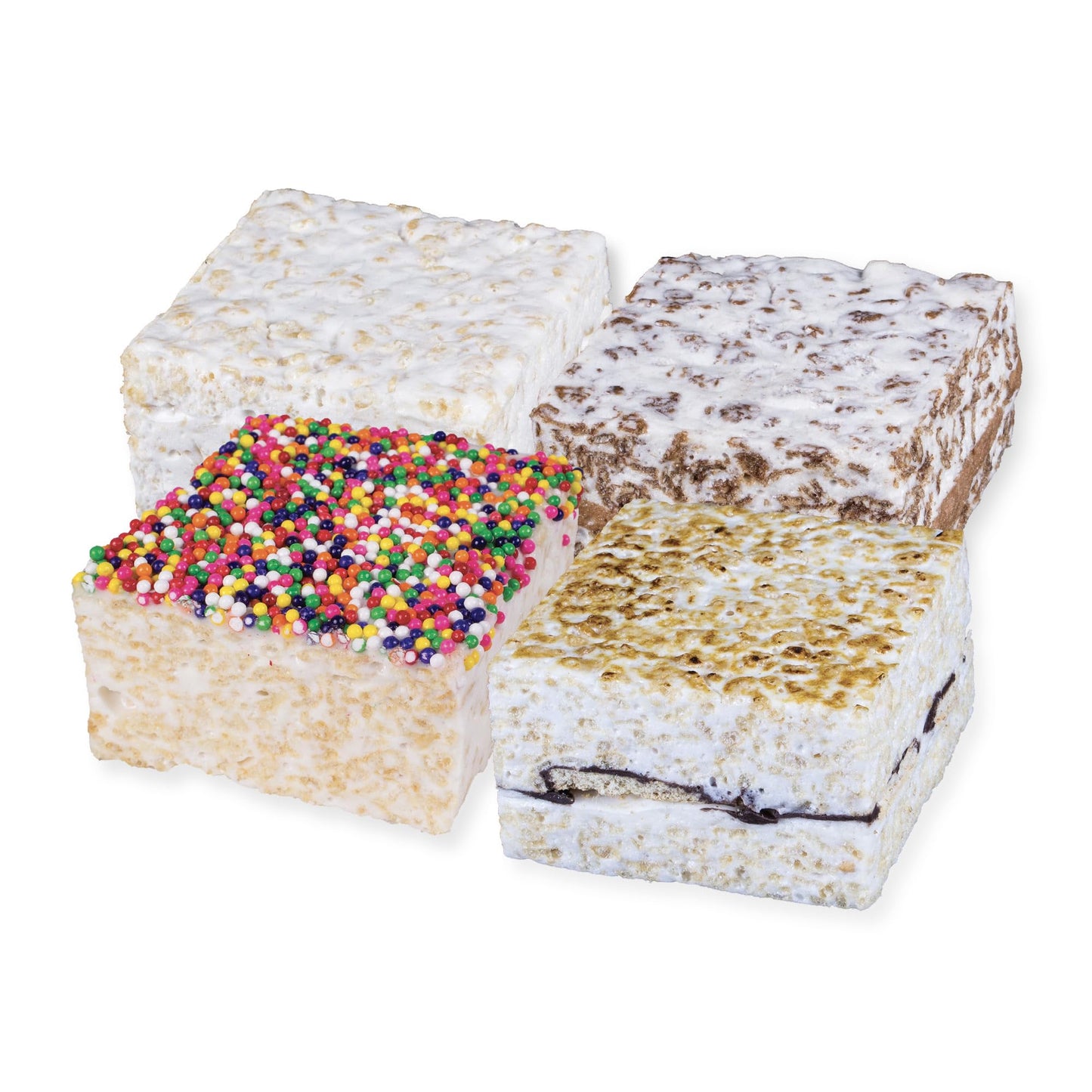 The Crispery Crispycakes Jumbo Pack – 12 Individually Wrapped Gourmet Marshmallow Rice Crispycakes, 5 Ounce Total