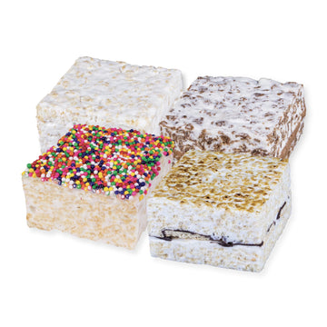 The Crispery Crispycakes Jumbo Pack – 12 Individually Wrapped Gourmet Marshmallow Rice Crispycakes, 5 Ounce Total