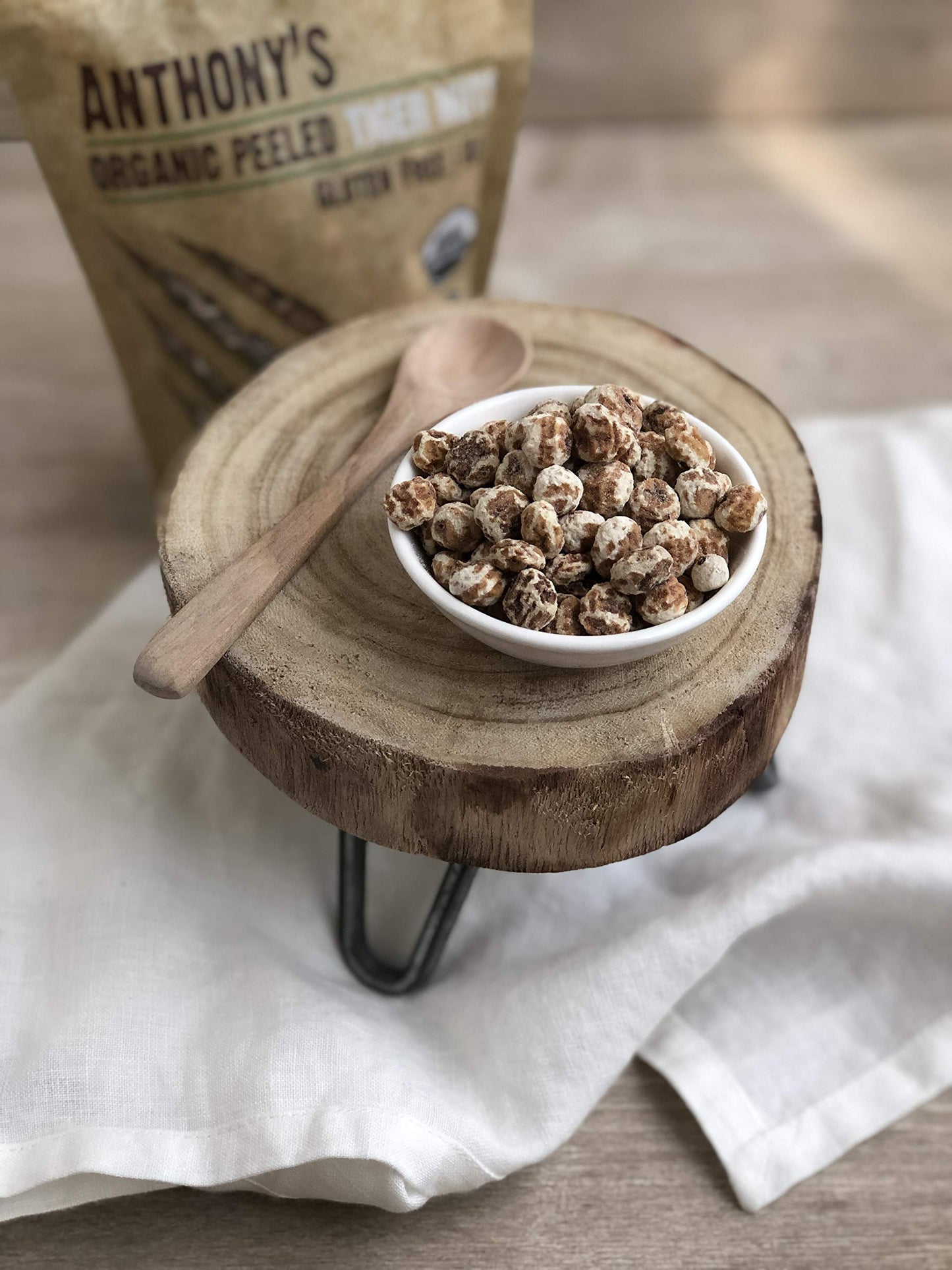 Anthony'S Organic Peeled Tiger Nuts, 12 Oz, Raw, Gluten Free, Non Gmo, Paleo Friendly