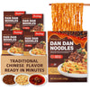 Noodology Chinese Saucy Dan Dan Noodles Kits, Szechuan Chili Mala Savory Umami Spicy Flavor,Hand-Cut Thick Noodles Ramen,Sun-Dri