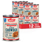 Snow'S Manhattan Clam Chowder, 15 Oz Can (Pack Of 12) - 11G Protein Per Serving - Ready-To-Serve Authentic Manhattan Style Recip