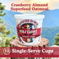 Earnest Eats Gluten-Free Superfood Oatmeal, Quinoa, Oats & Amaranth, Vegan, Healthy Snack, American Blend, 2.35oz Cup, 12-Pack (