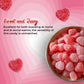 NY Spice Shop Peach Hearts Gummy Candy - 3 Pound Peach Flavored Heart Shaped Candy - Peach Gummies Candy - Peach Gummy Candy Sna