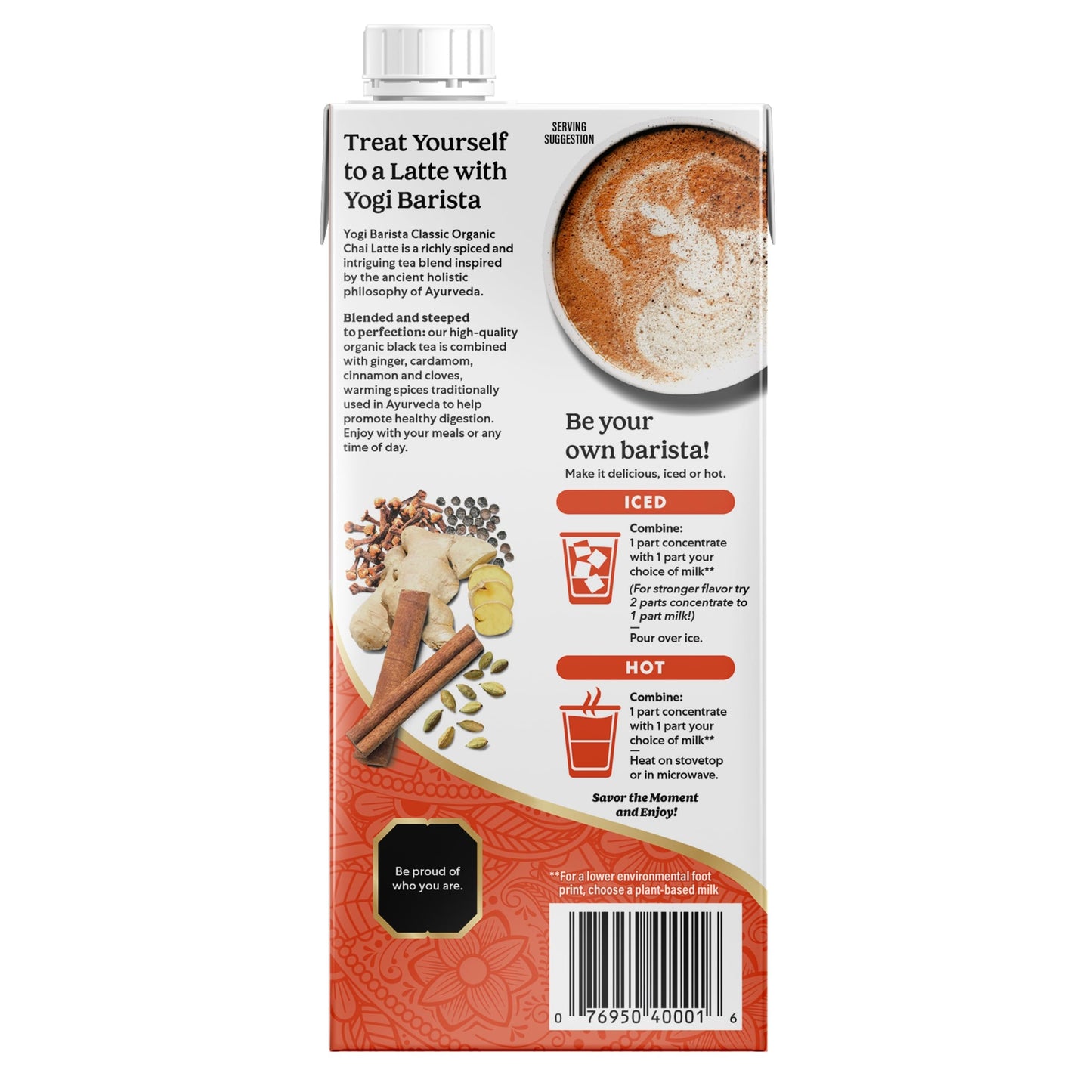 Yogi Barista Classic Organic Chai Latte - 32 Fluid Oz (3 Pack) - Organic Chai Tea Concentrate - Supports Healthy Digestion - Inc