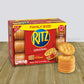 RITZ Fresh Stacks Original Crackers, Bulk Travel Snacks, Family Size, Holiday Crackers, 6 Boxes (72 Multi Snack Packs)