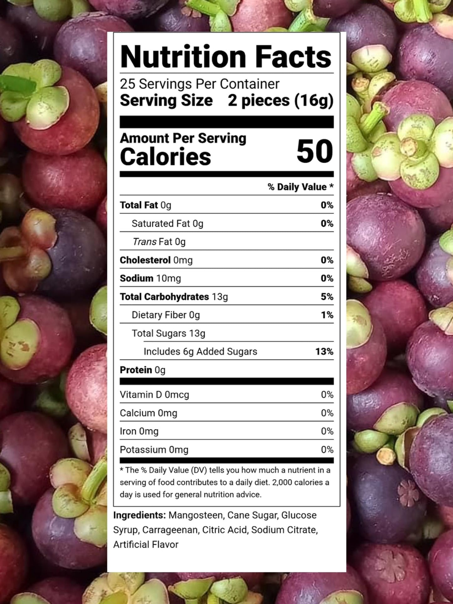 Tropical Fruit Gummies: Mangosteen - Vegan Chewy Candy Made With Real Fruit, No Preservatives, Exotiv Flavors From Thailand - 14