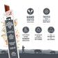 Vermont Smoke & Cure Snack Sticks - Pork Pepperoni - Maple Smoked - 24oz Jerky Stick, Healthy Meat Protein - 24 Count Carton