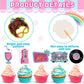 Jecery 45 Pieces 1950S Cupcake Topper Rock And Roll Music Party Decorations 50S Music Soda Shop Cake Decoration For Retro 50'S 6