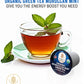 Organic Moroccan Mint Tea And Green Tea Pods For Keurig - Caffeinated Unsweet Tea For K Cup Brewing By Teavity (36 Tea Pods)