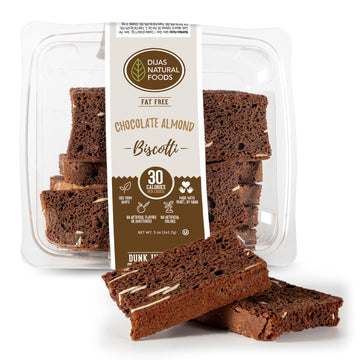 Dijas Natural Foods Crunchy Biscotti Cookie, Fat Free, All Natural, 5 Ounces, Chocolate Almond