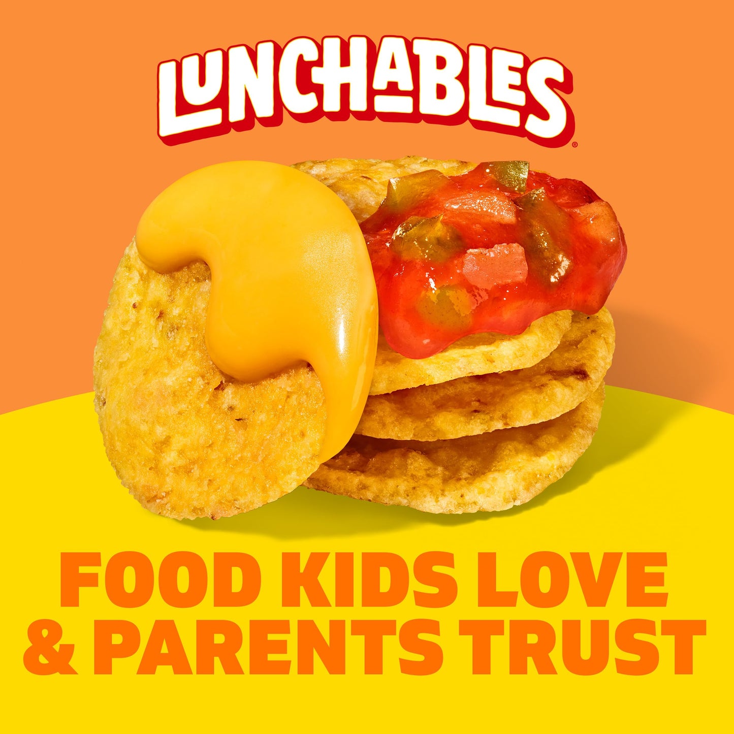 Lunchables Nachos with Cheese Dip and Salsa, 4.4 oz Pack