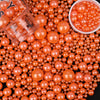 Sprinkles for Cake Decorating, Orange Pearl Sprinkles Mix for Ice Cream, Cupcake, Baking, Cookies, Cake toppings