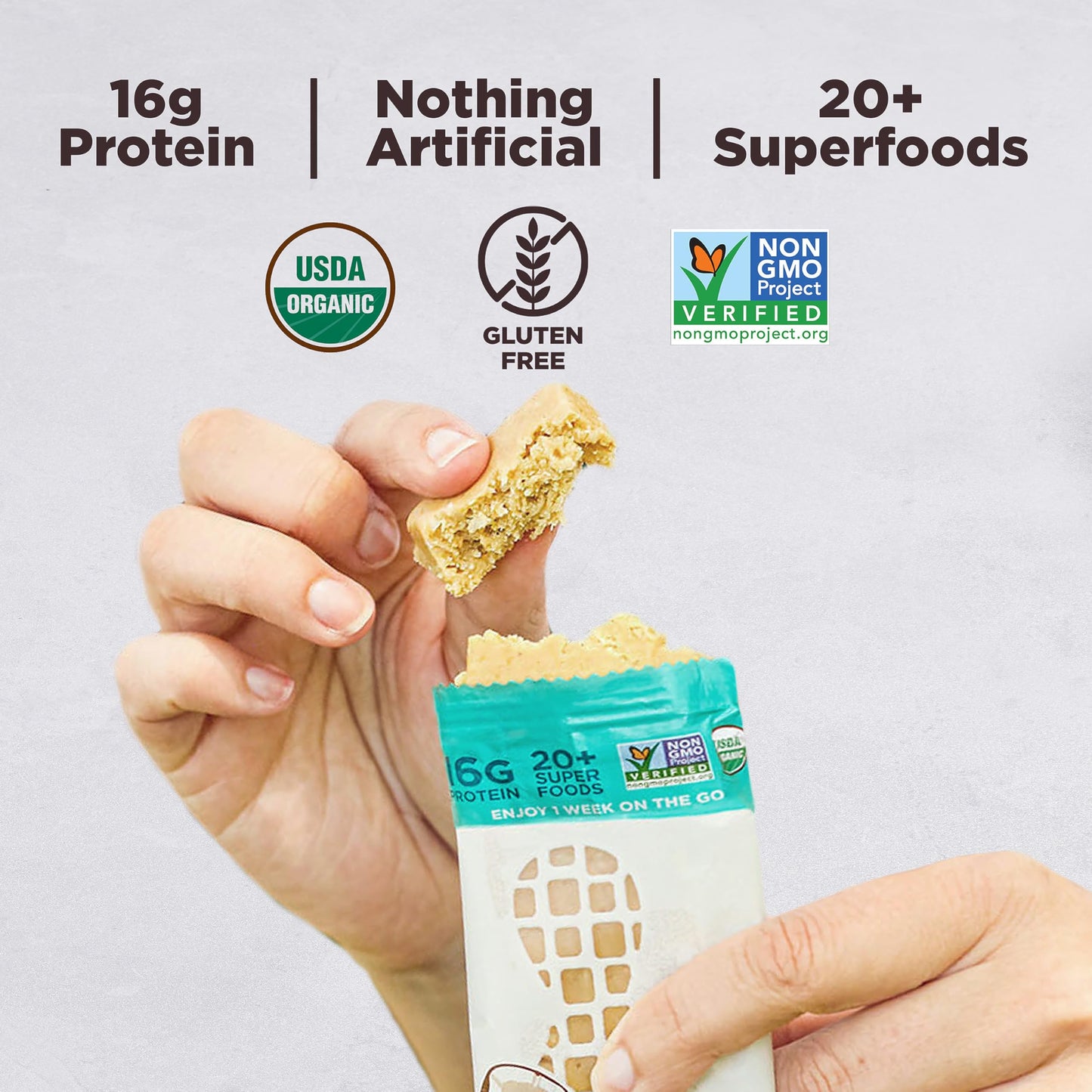 Perfect Bar Original Refrigerated Protein Bar, Coconut Peanut Butter, 2.5 Ounce Bar, 8 Count (Pack of 3)