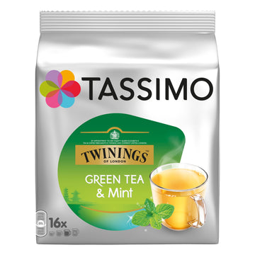 Tassimo Twinings Green Tea & Mint, 16 T-Discs