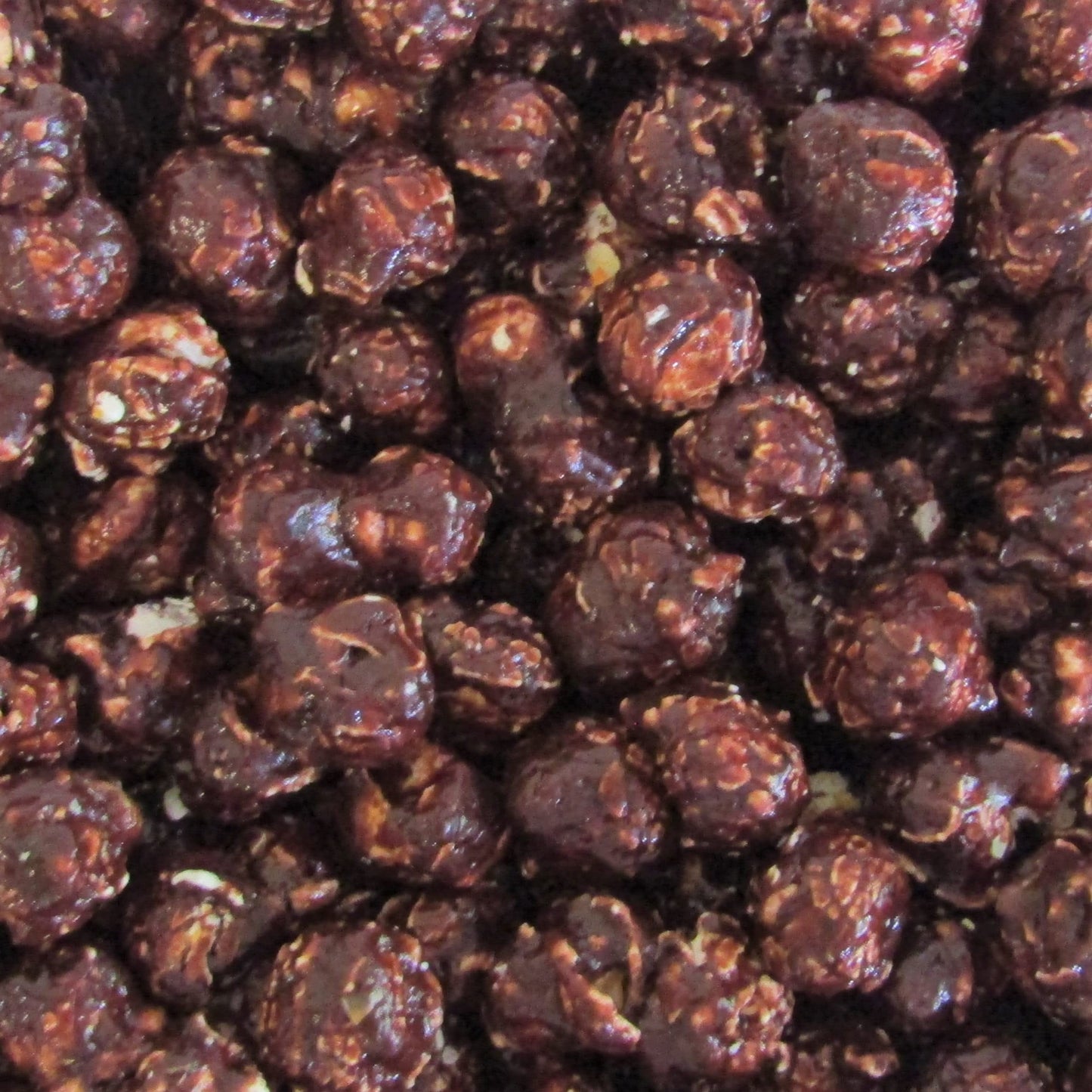 Gourmet Chocolate Popcorn by Its Delish, 16 OZ Jumbo Container - Festive Caramel Corn Air Popped Sweet and Crunchy Glazed Carmel