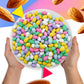 LAETAFOOD Assorted Jordan Almonds Candy - Glazed Almonds, 1 Pound Bulk Bag, Mini Size