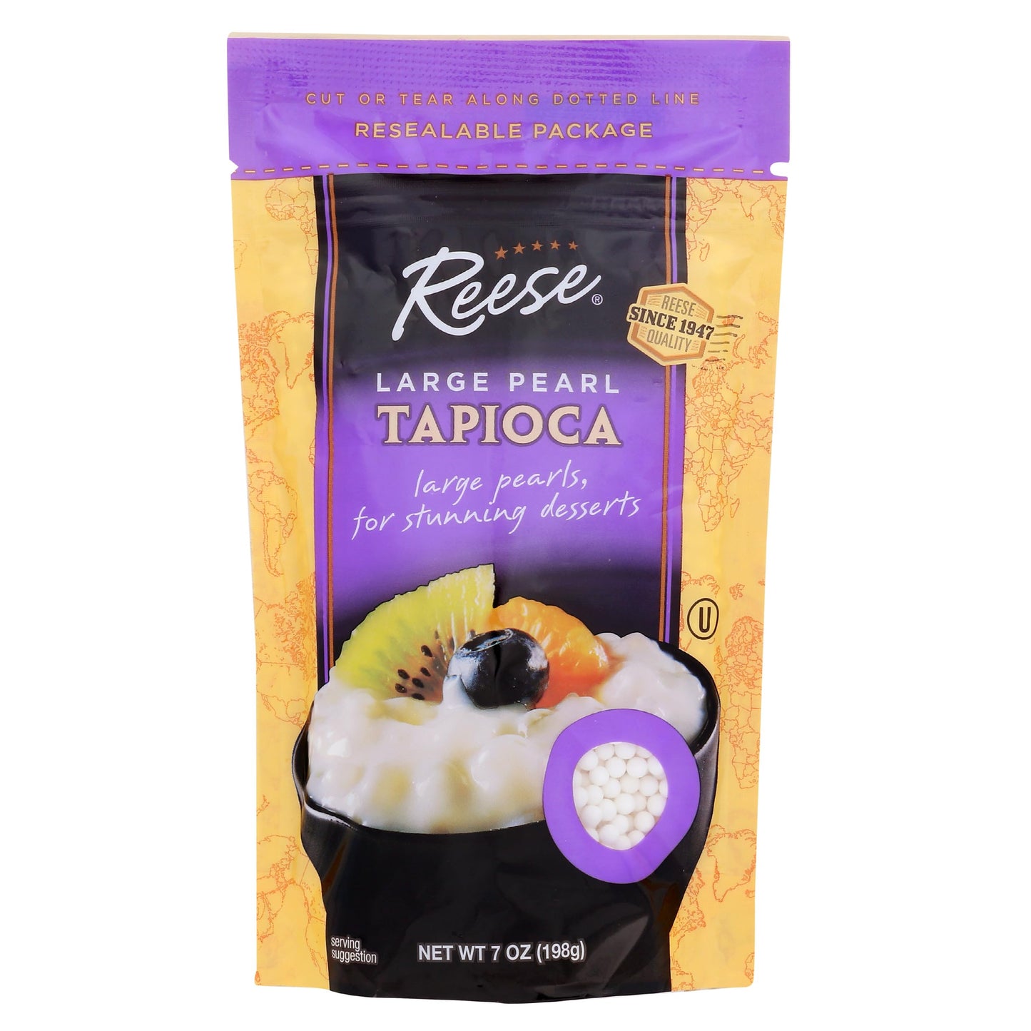 Reese Large Pearl Tapioca, 7 Ounces (Pack Of 6)