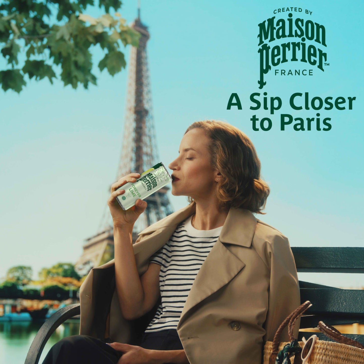 Maison Perrier Forever Lime Flavored Sparkling Water  11.15 Fl Oz Cans  8 Count  3 Pack 267.6 fl oz