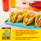 Old El Paso Taco Seasoning, 25% Less Sodium, 1 oz., Pack of 32