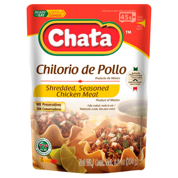 Chata Mexican Chicken Chilorio  Ready To Eat  8.8 Oz