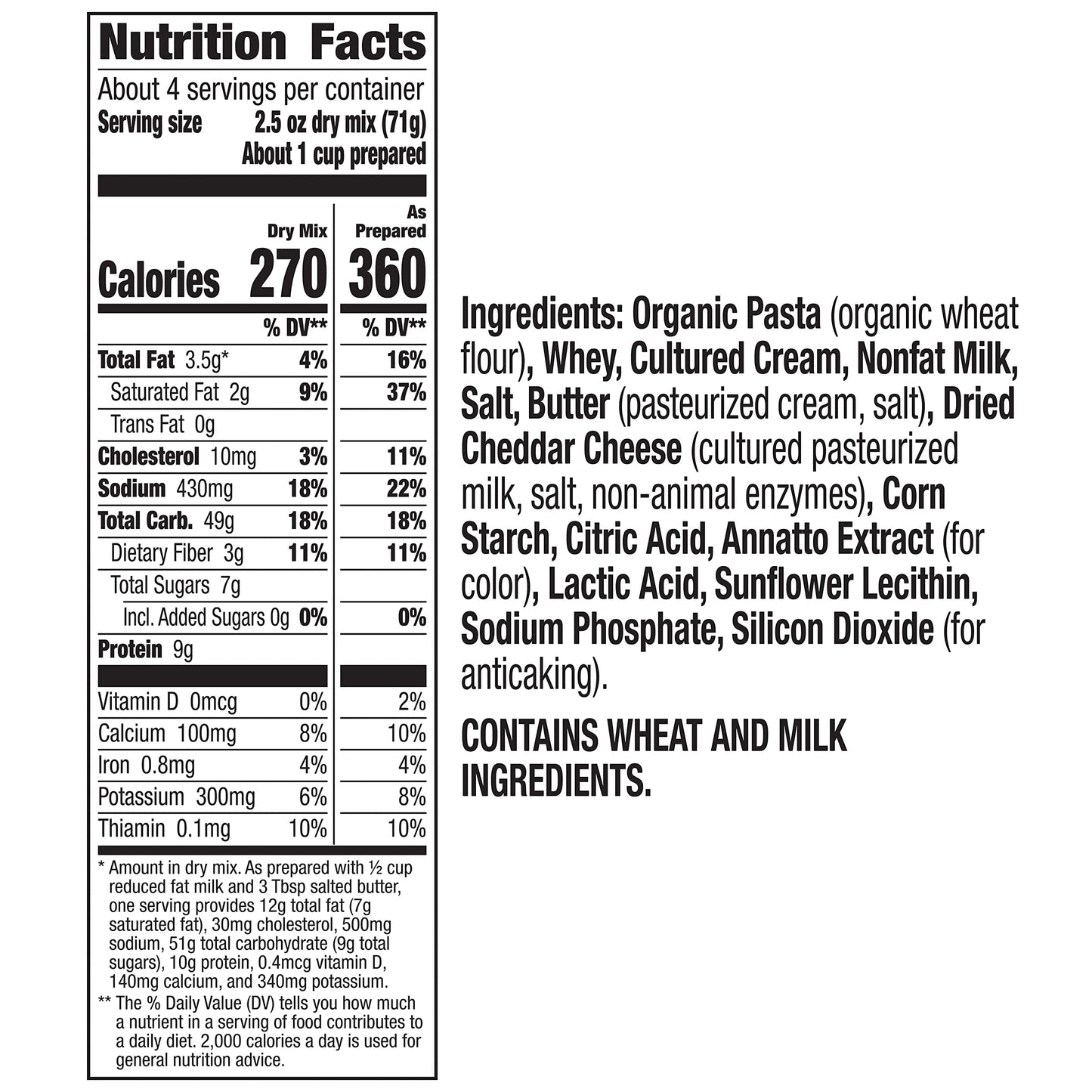 Annie s Macaroni and Classic Cheddar, Made with Organic Pasta and Real Cheese, Family Size, 10.5 oz (Pack of 6)