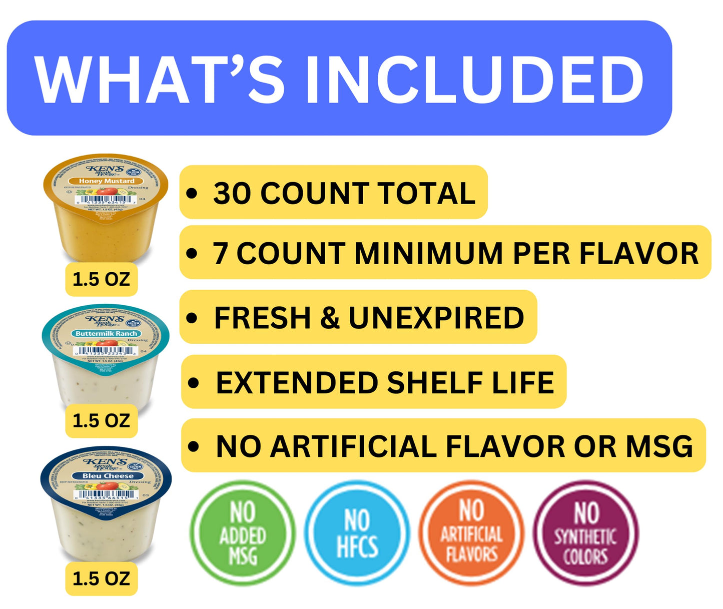 Arthur Nicolas Salad Dressing Dipping Sauce Portion Cups - 30 Count Single Serve Packets