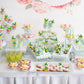 Gyufise Butterfly Cake Decorations - Edible Wafer Paper Toppers, 48 Pcs, Small, Green & Yellow