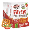 Lenny & Larry'S Pizza Palooza Fitzels- Savory Pretzel Snacks Incredibly Tasty High Protein, Salty, Vegan, Kosher 20 G'S Of Plant Based Protein 8 (Eight) Bags, 3 Oz Each