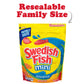 Swedish Fish Mini Assorted Soft & Chewy Candy, Family Size, 1.9 Lb