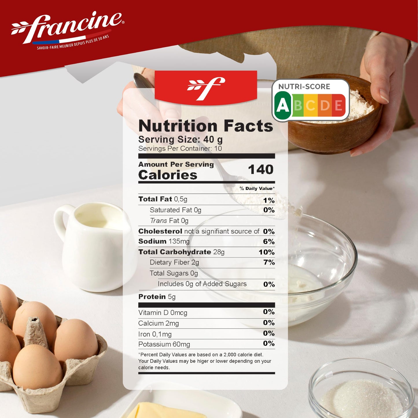 Francine French Crepe Mix-Makes 20 Sweet Crepes, 13 Oz