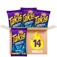 Takis Blue Heat Rolled Tortilla Chips, Extreme Spicy, 9.9 oz (Pack of 14)