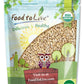 Food to Live Organic Pearl Barley, Non-GMO, Vegan, 3 Pound Bulk Pack