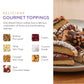 CRAVINGS BY ZOE Gourmet Chocolate Bar, 1/2lb Real Belgian Milk Chocolate with Creamy Pistachio & Toasted Kataifi Filling