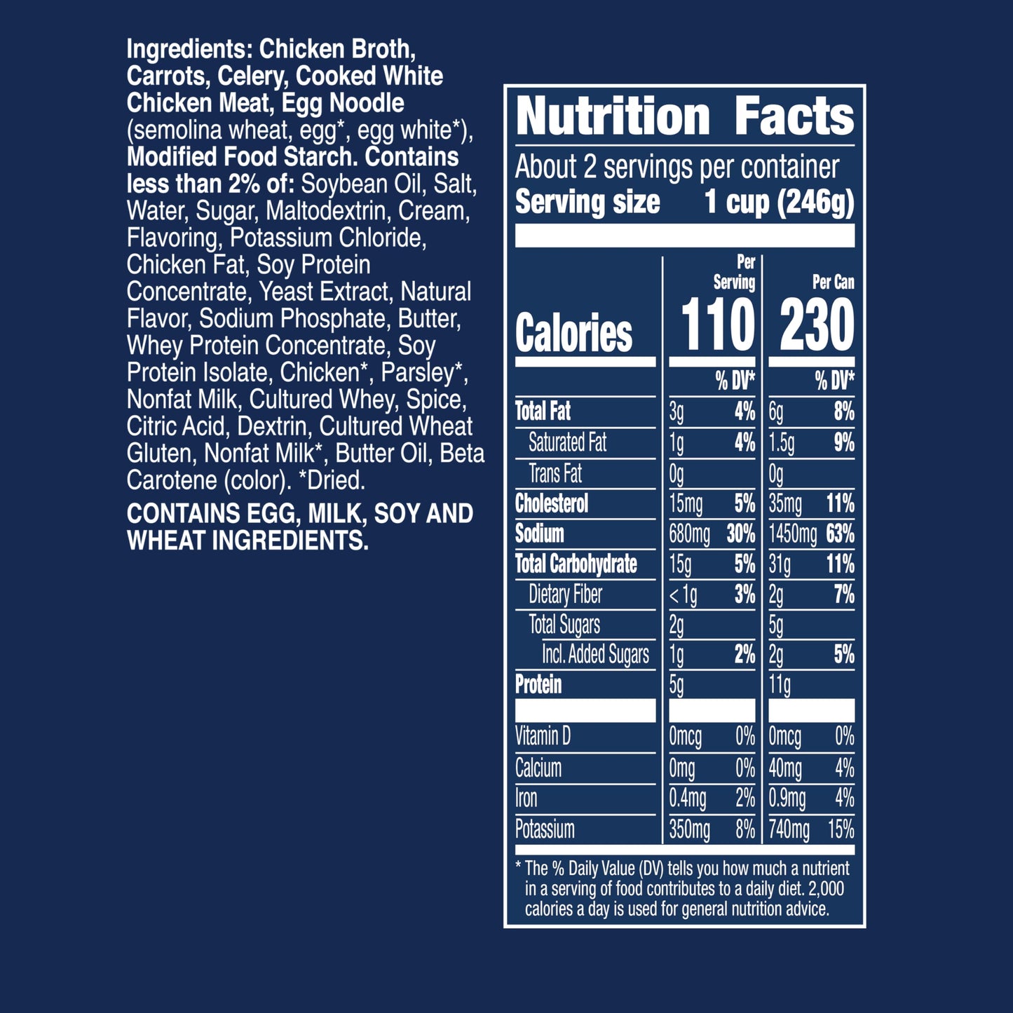 Progresso Light, Creamy Chicken Noodle Canned Soup, 18.5 oz. (Pack of 12)